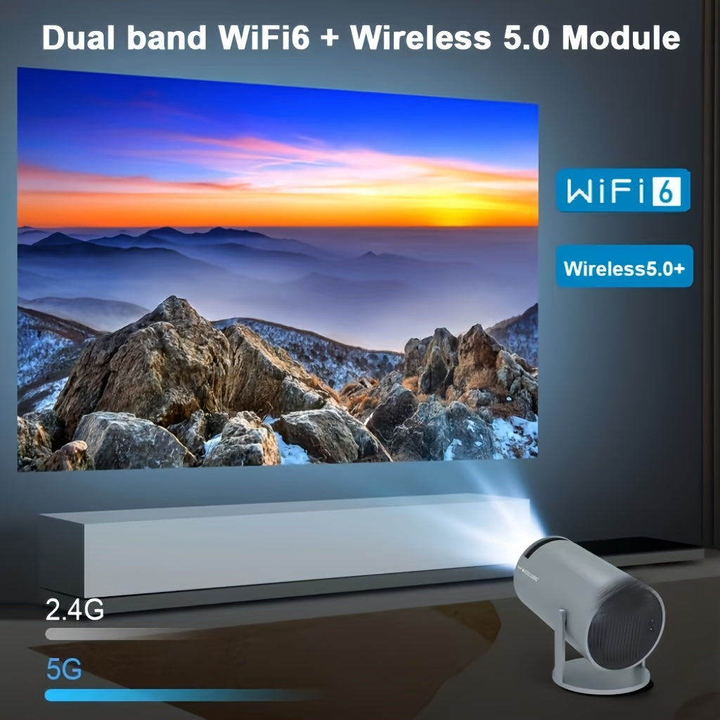 Magcubic Projector HY300 Pro Android 11.0 EU Plug Allwinner H713 Native 1280*720P wireless5.0 Support 4K Auto Correction Mini Projector