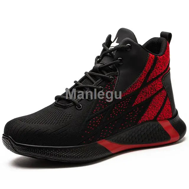 Work Boots Steel Toe Safety Shoes Men Women Work Shoes Sneakers Lightweight Anti-Puncture Safety Shoes Men Indestructible Boots