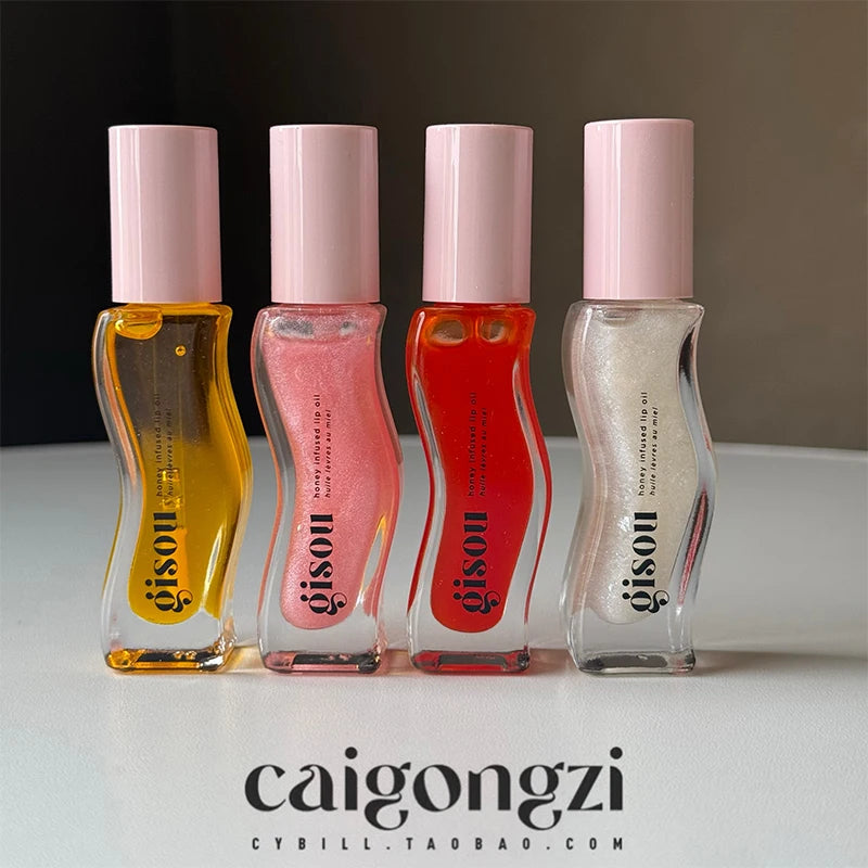Gisou Original Moisturizing Lip Balm Lip Oil Gloss Care Of The Lips Benetitnt For Lips Plumping Exfoliating Plumping Gloss Oil