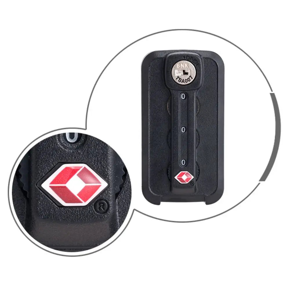 TSA 3 Digit Combination Lock Anti theft Lock Catch Customs Password Lock Security Tool Padlock Suitcase Luggage Coded Lock