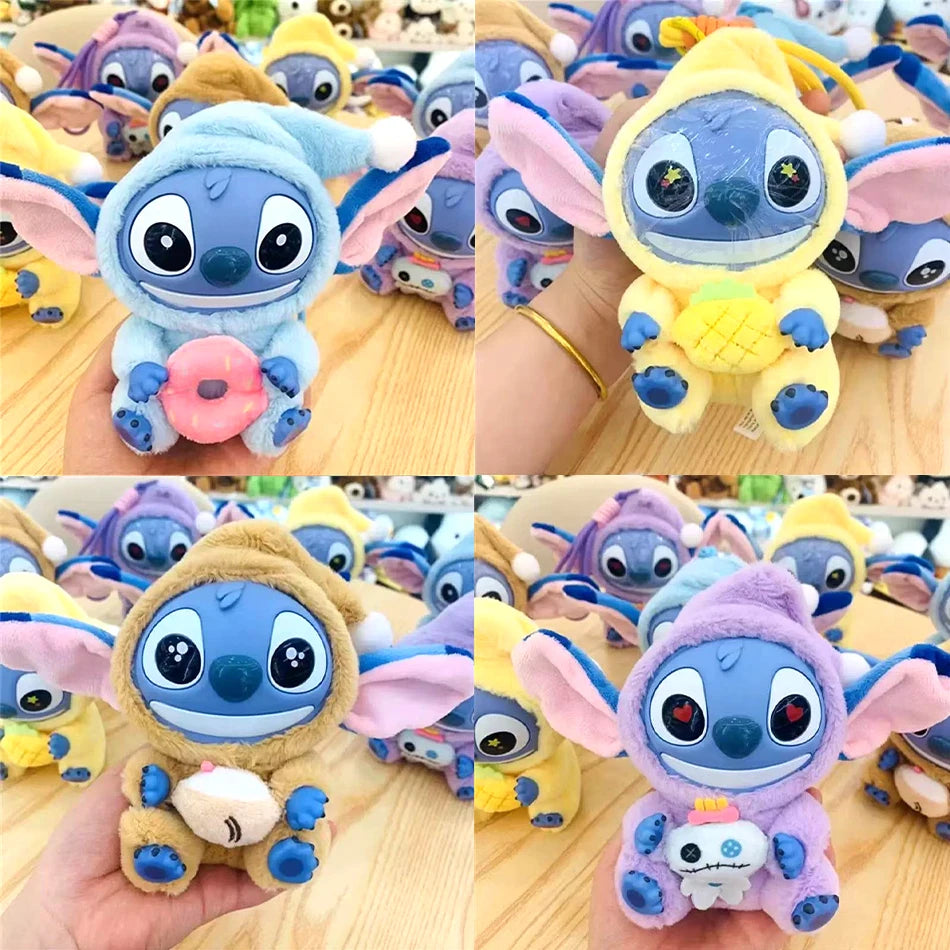 Muñeca de la serie Lilo y Stitch Foodie, personajes de Anime de Disney, muñecas Kawaii, mochilas, colgantes, accesorios, juguete