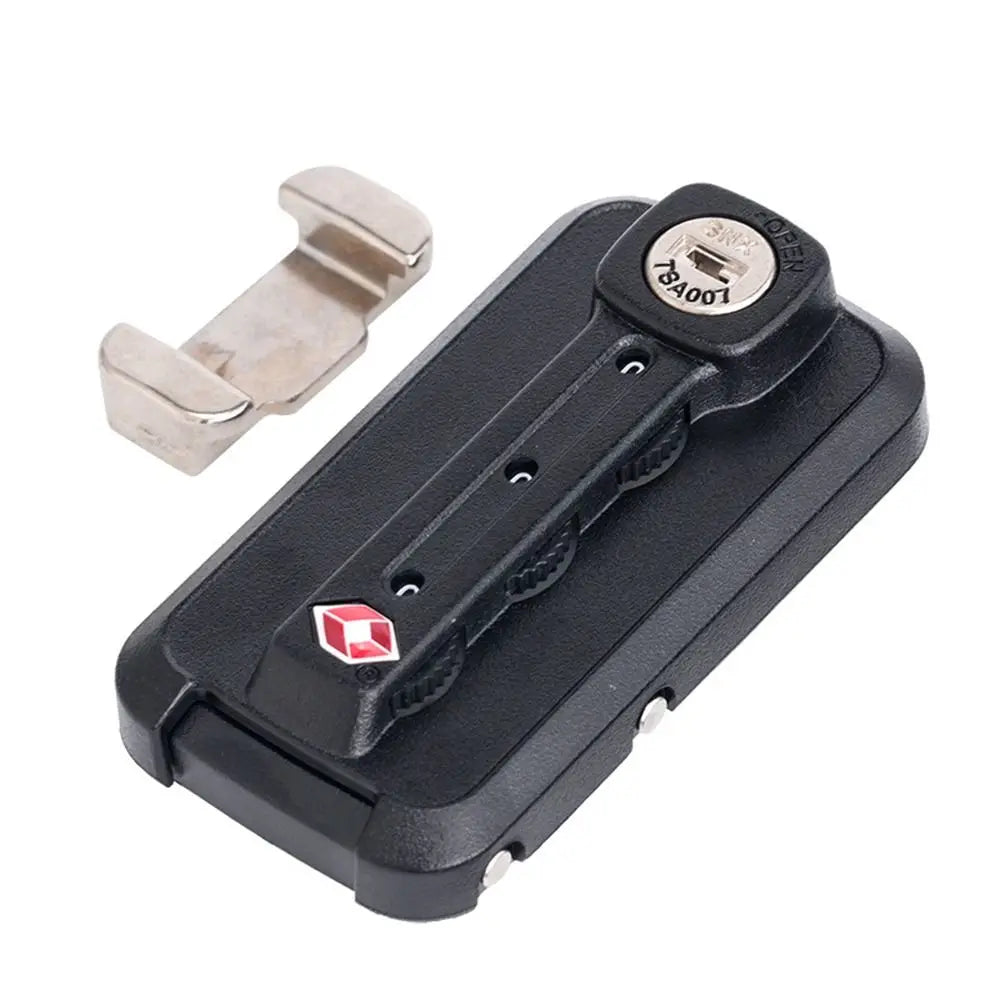 TSA 3 Digit Combination Lock Anti theft Lock Catch Customs Password Lock Security Tool Padlock Suitcase Luggage Coded Lock