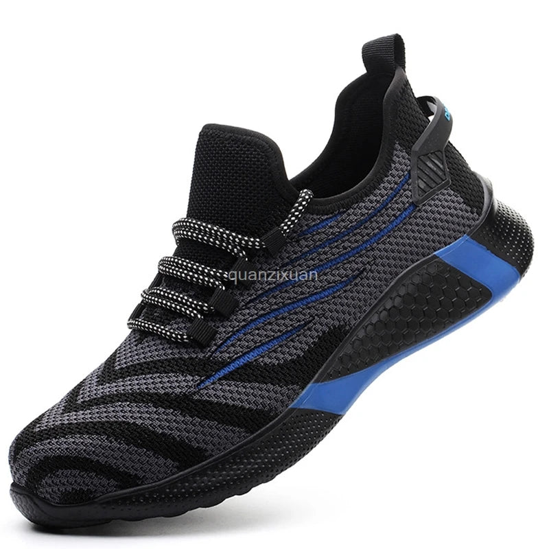 Men Work Safety Shoes Anti-puncture Working Sneakers Male Indestructible Work Shoes Men Boots Lightweight Men Shoes Safety Boots