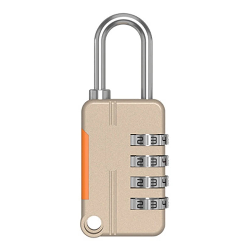 4 Digit Code Combination Padlock Small Travel Luggage for CASE Lock Keyless Shackle Lock for Backpack Tsa Lock for Luggage
