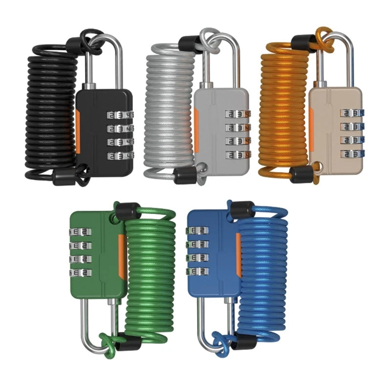 4 Digit Code Combination Padlock Small Travel Luggage for CASE Lock Keyless Shackle Lock for Backpack Tsa Lock for Luggage