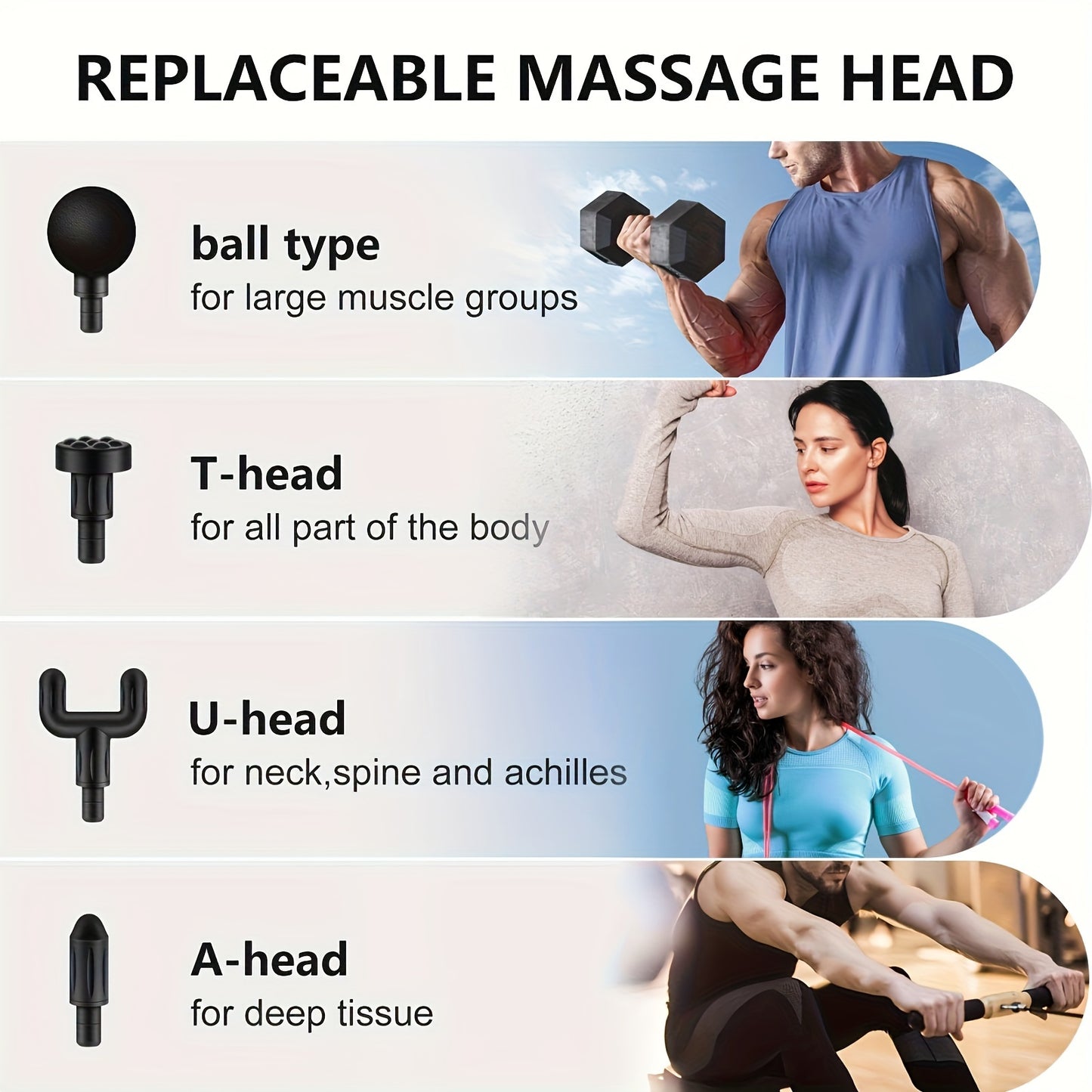 Compact High-Torque Massage Gun for Deep Tissue Relief - USB Rechargeable, Sleek Black & Golden Design with Ergonomic Grip, Powerful Motor for Back & Neck Relaxation, Rechargeable Massager