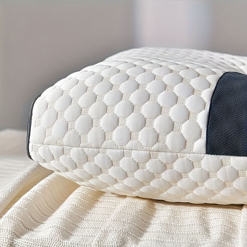 2pcs Ergonomic Adjustable Neck Pillows - Soft Cover, Modern Zippered Design, High-Quality Polyester Fiber Filling, Machine Washable for Sleeping Comfort, Ideal for Home & Bedroom Decor, Bedroom Comfort Accessories | Modern Pi