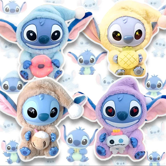 Muñeca de la serie Lilo y Stitch Foodie, personajes de Anime de Disney, muñecas Kawaii, mochilas, colgantes, accesorios, juguete