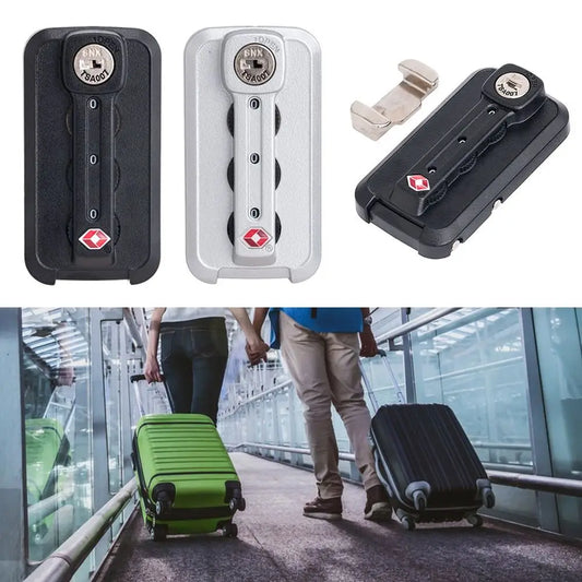 TSA 3 Digit Combination Lock Anti theft Lock Catch Customs Password Lock Security Tool Padlock Suitcase Luggage Coded Lock